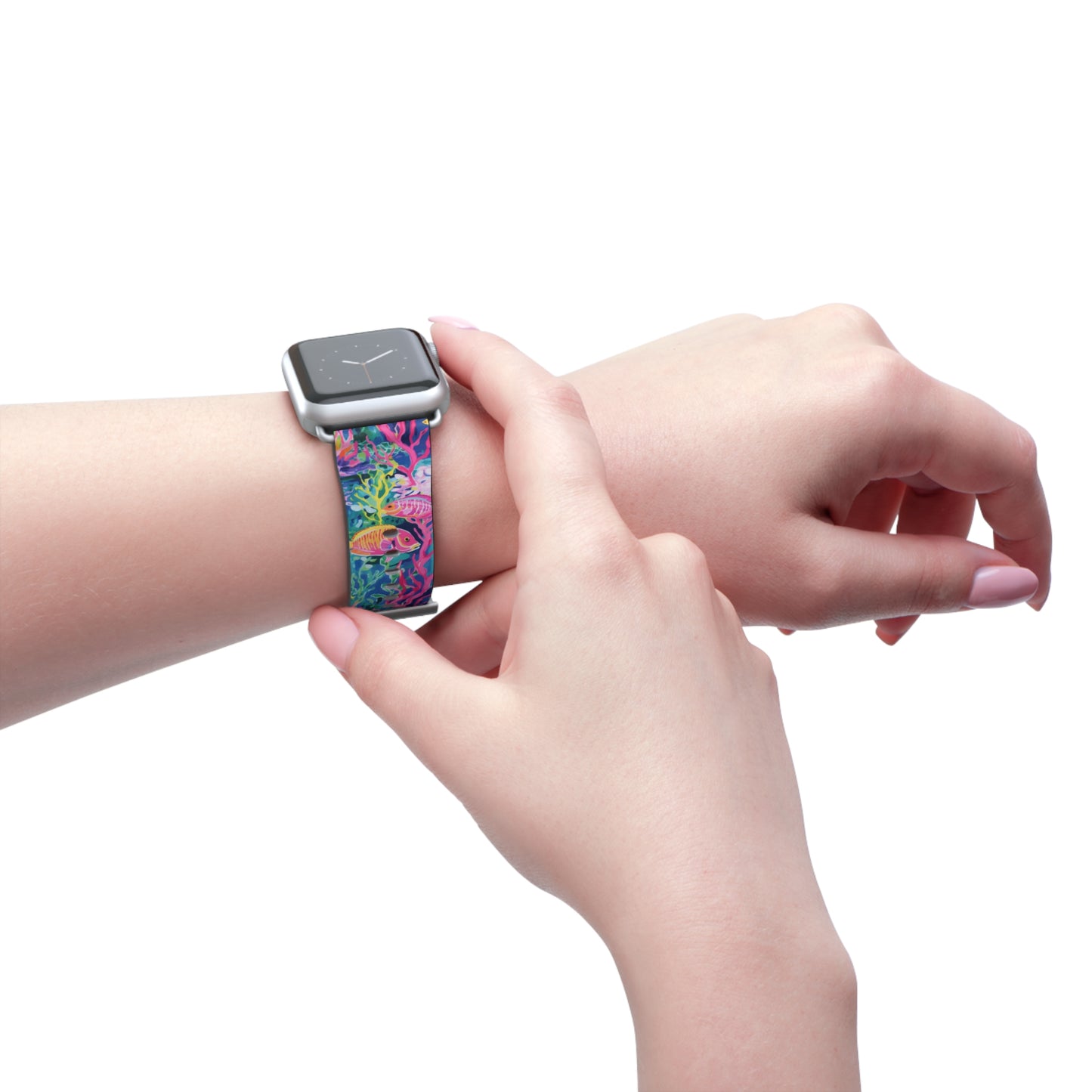Watercolor Fish Watch Band