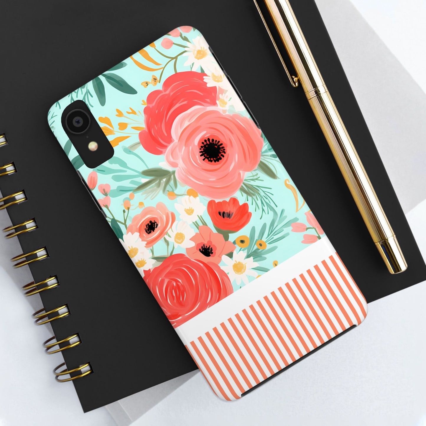 Coral FloralTough Phone Case