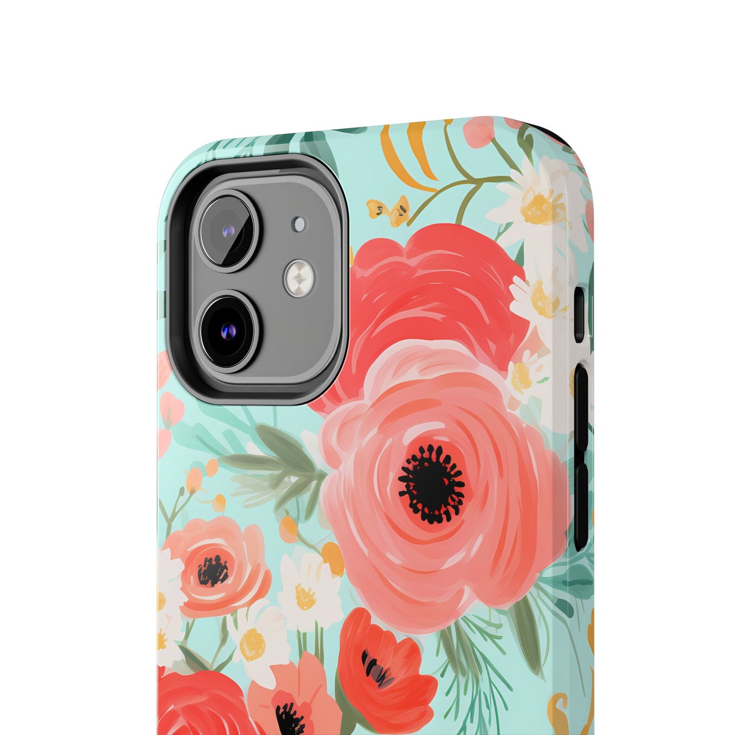 Coral FloralTough Phone Case