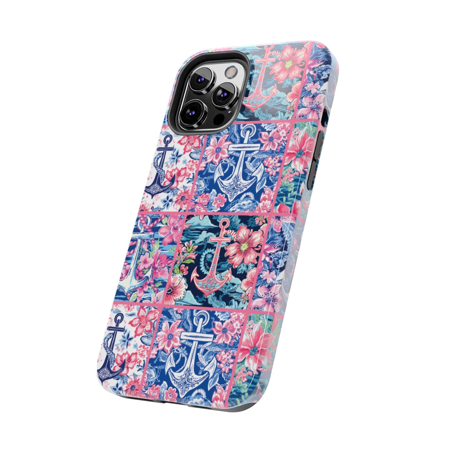 Floral Anchors Tough Phone Case