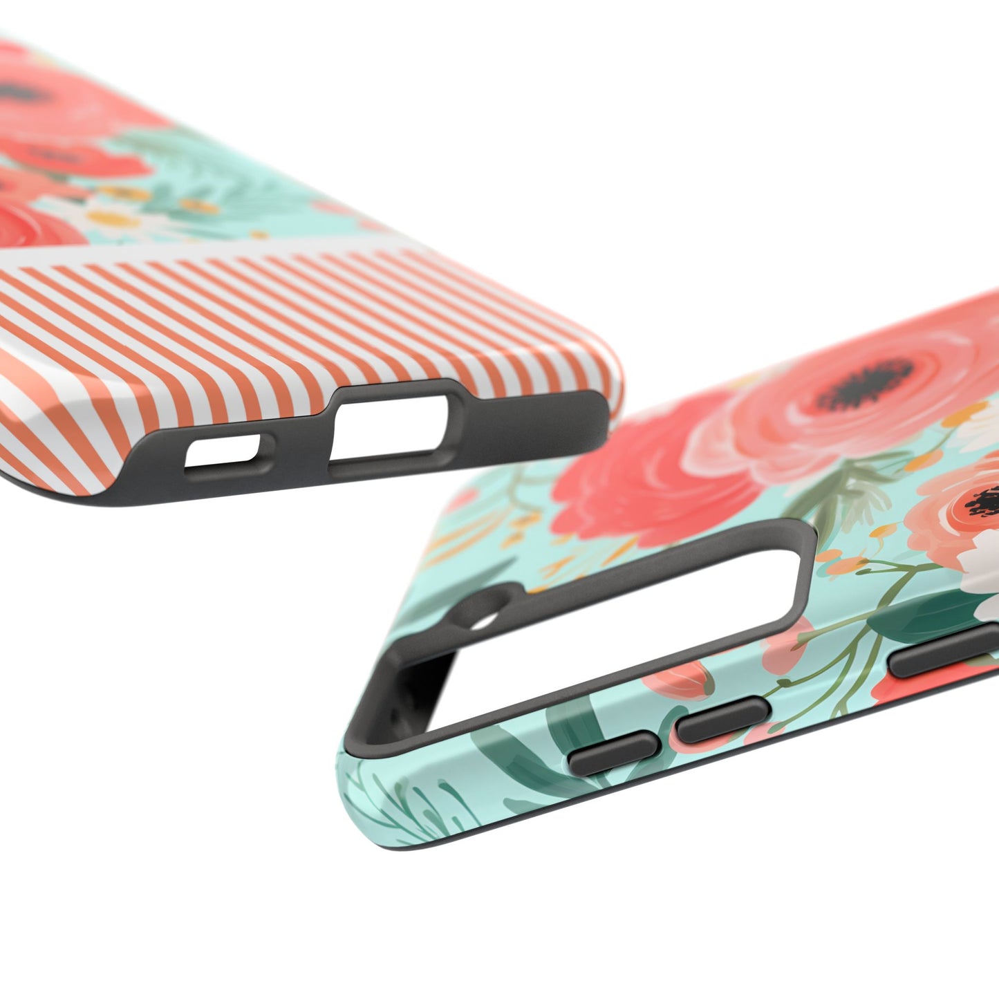 Coral FloralTough Phone Case