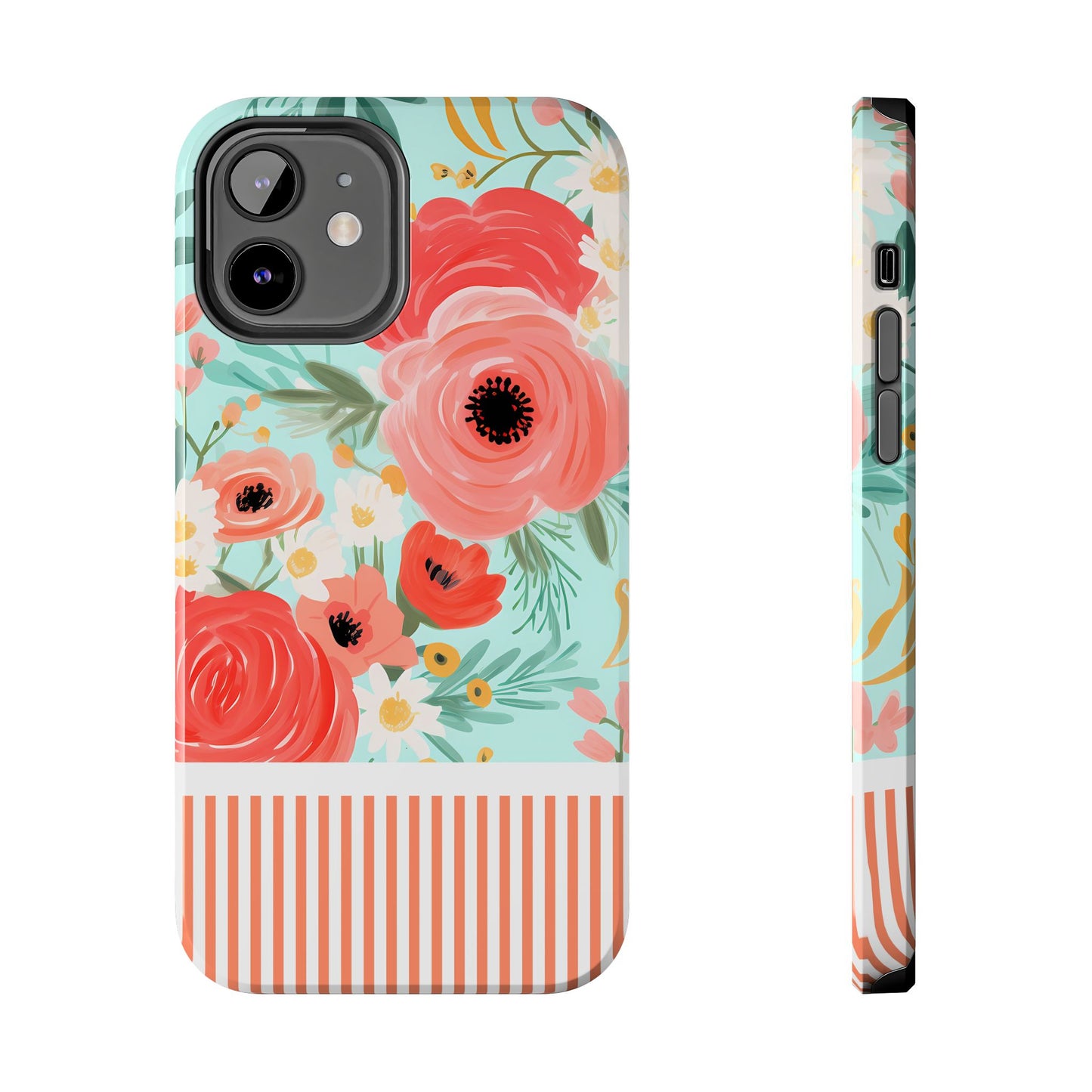 Coral FloralTough Phone Case
