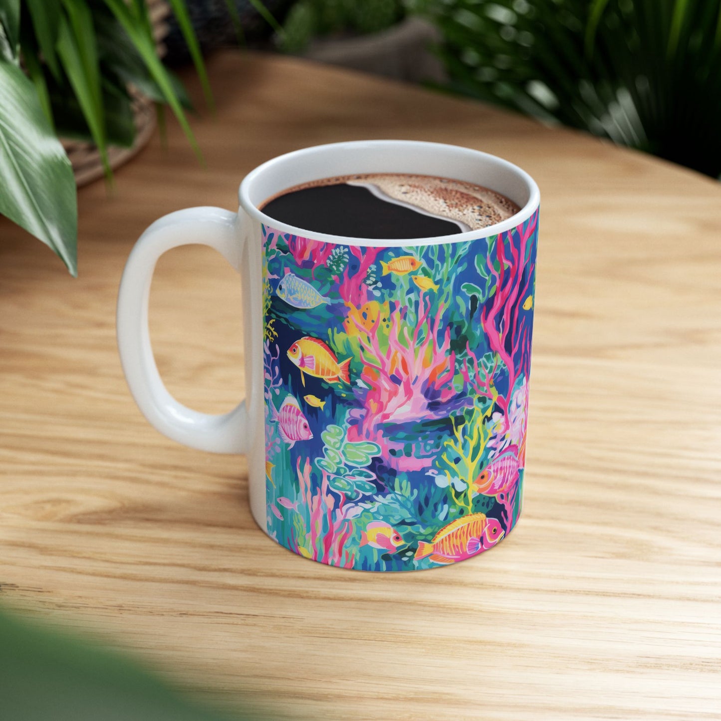 Watercolor Fish Ceramic Mug