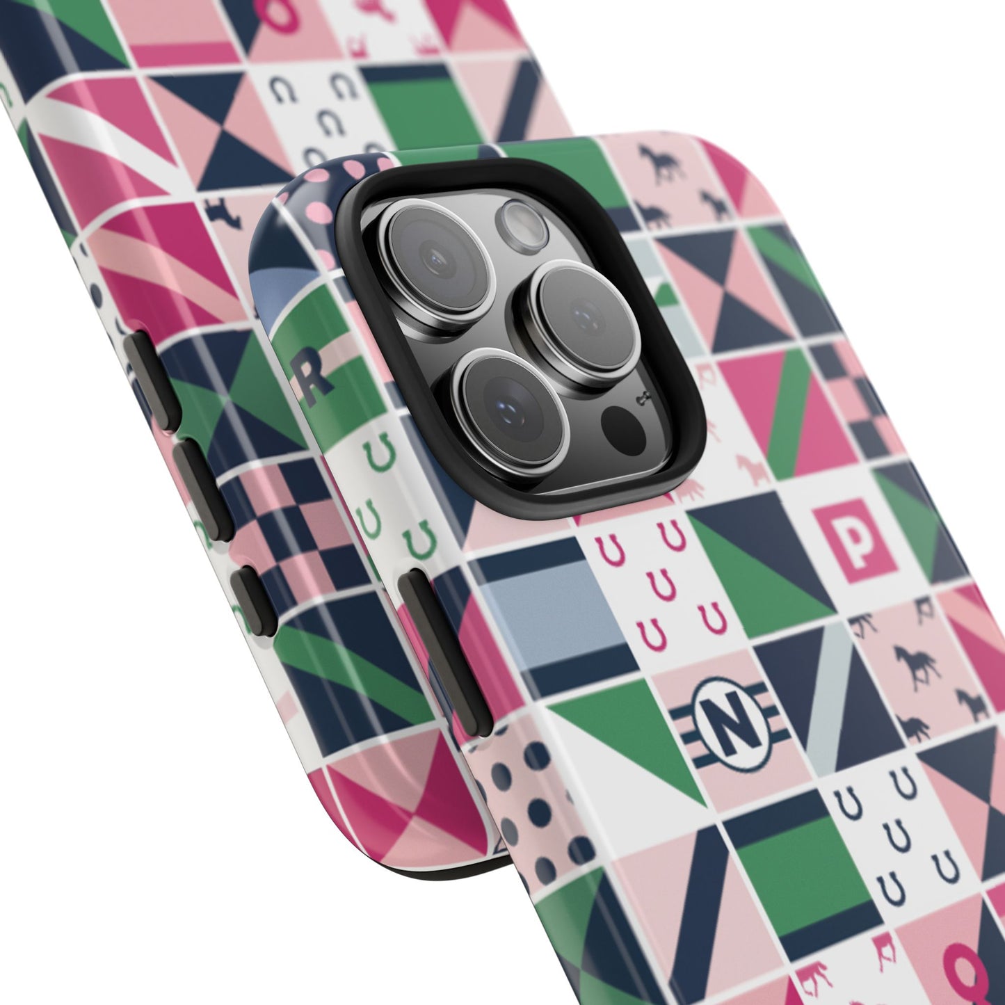 Equestrian Patchwork Tough Phone Case