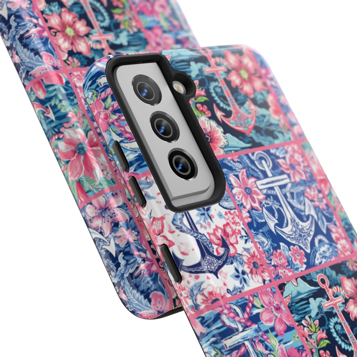 Floral Anchors Tough Phone Case