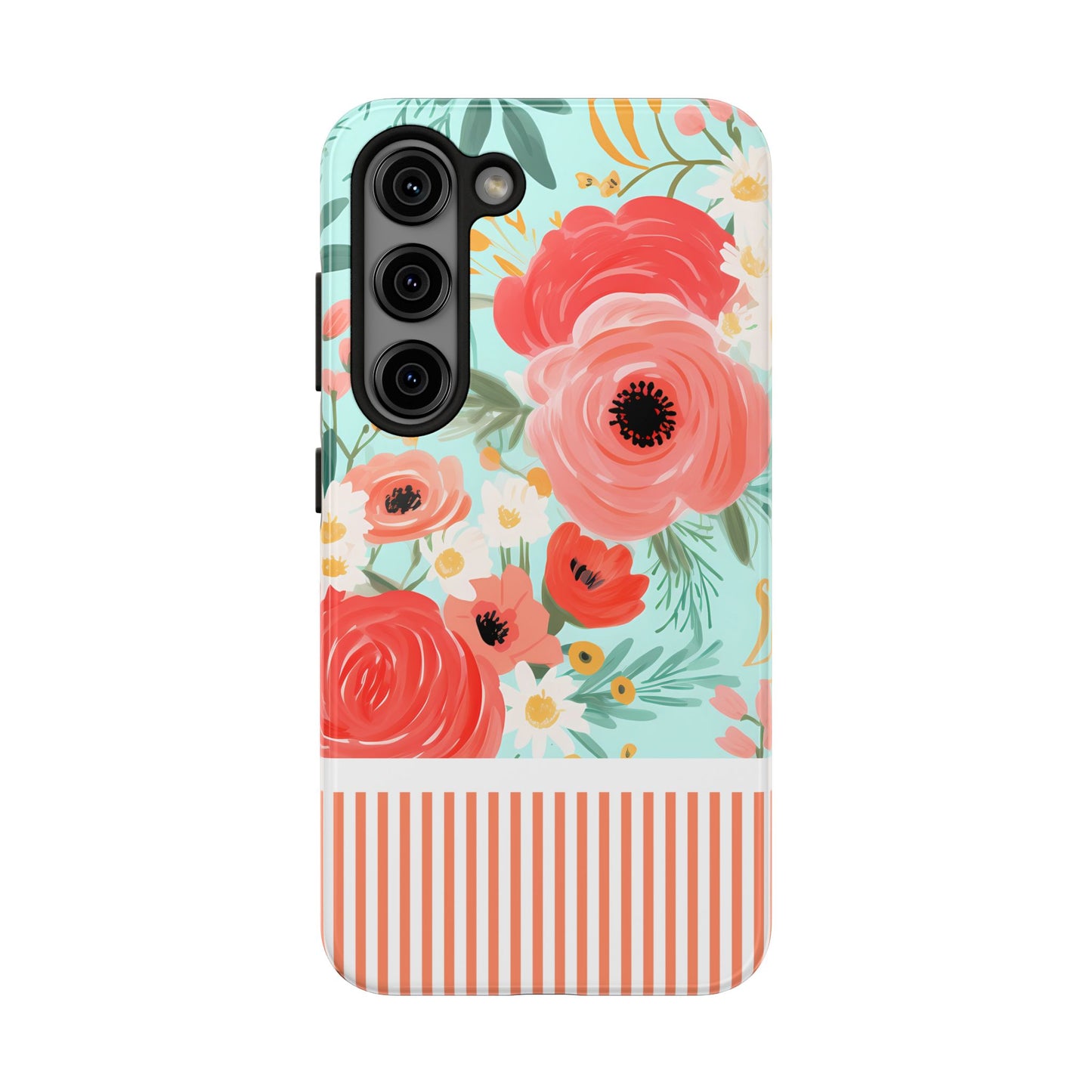 Coral FloralTough Phone Case