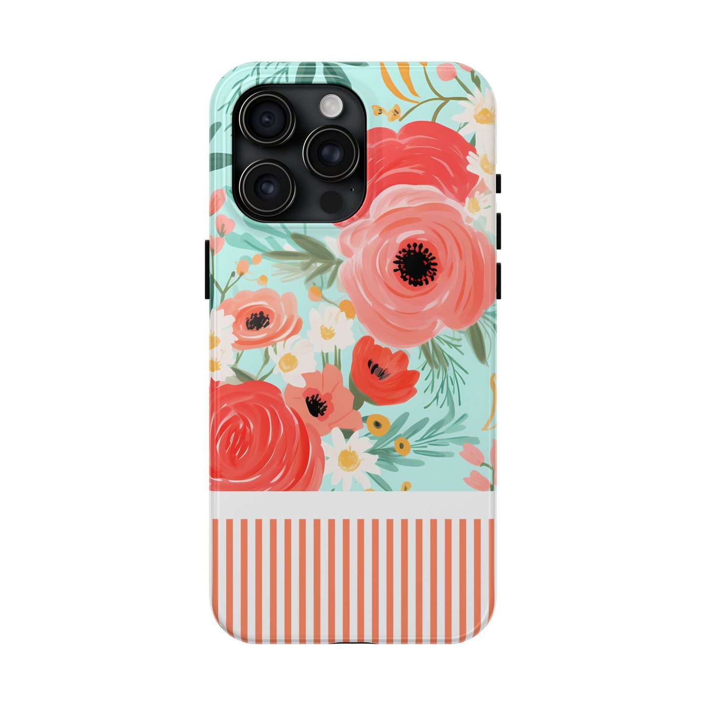 Coral FloralTough Phone Case
