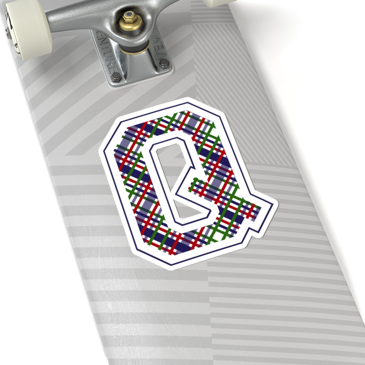 Equestrian Letter Q Kiss Cut Sticker