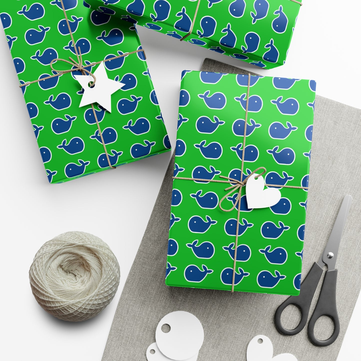 Whale Pattern Gift Wrap