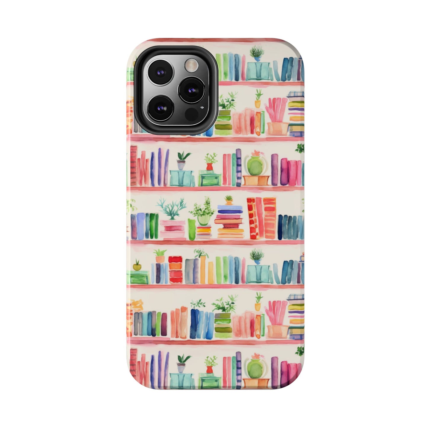 Colorful Bookshelf Tough Phone Cases