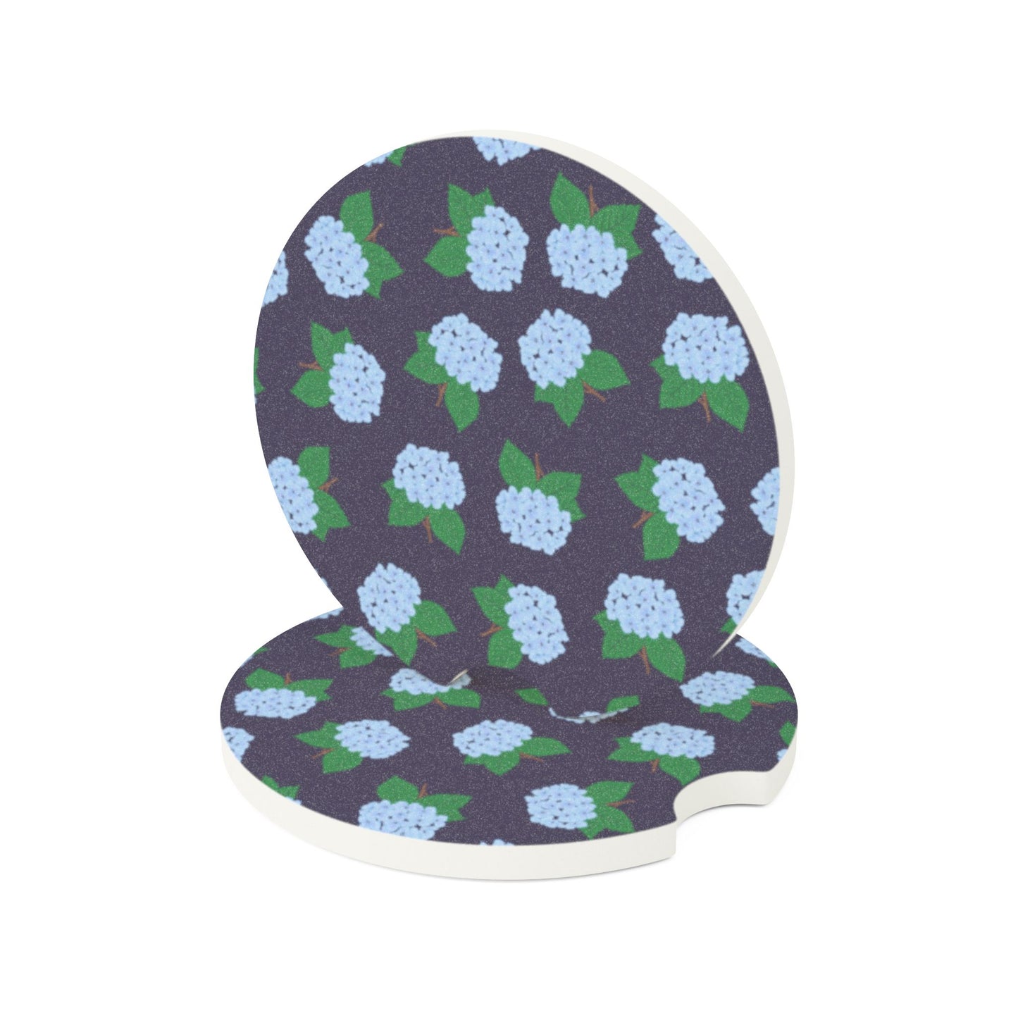 Hydrangea Soapstone Car Coaster