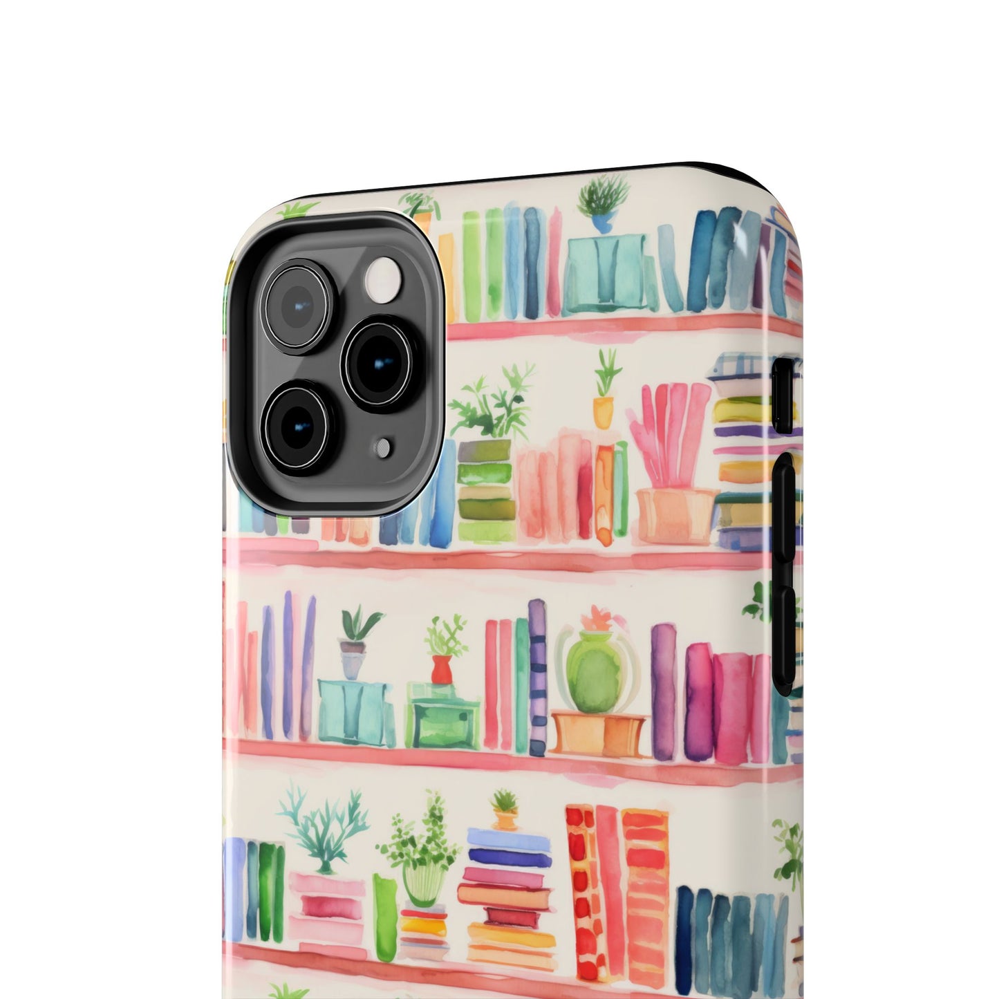 Colorful Bookshelf Tough Phone Cases