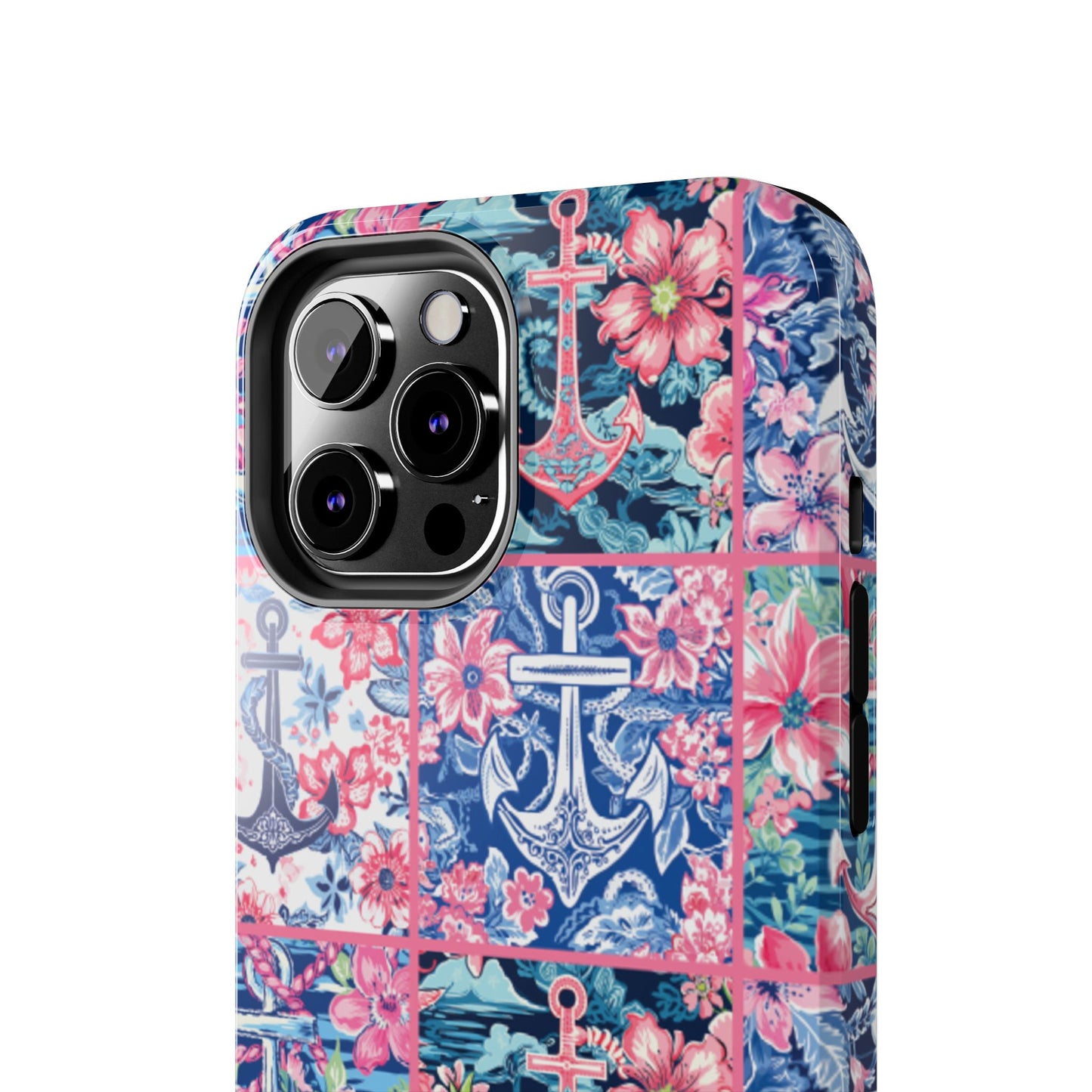 Floral Anchors Tough Phone Case