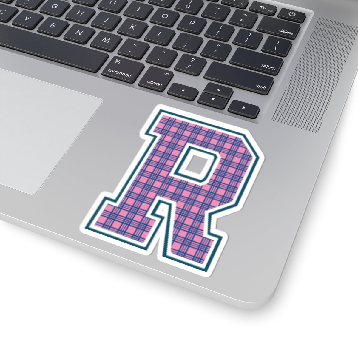 Preppy Letter R Kiss Cut Sticker