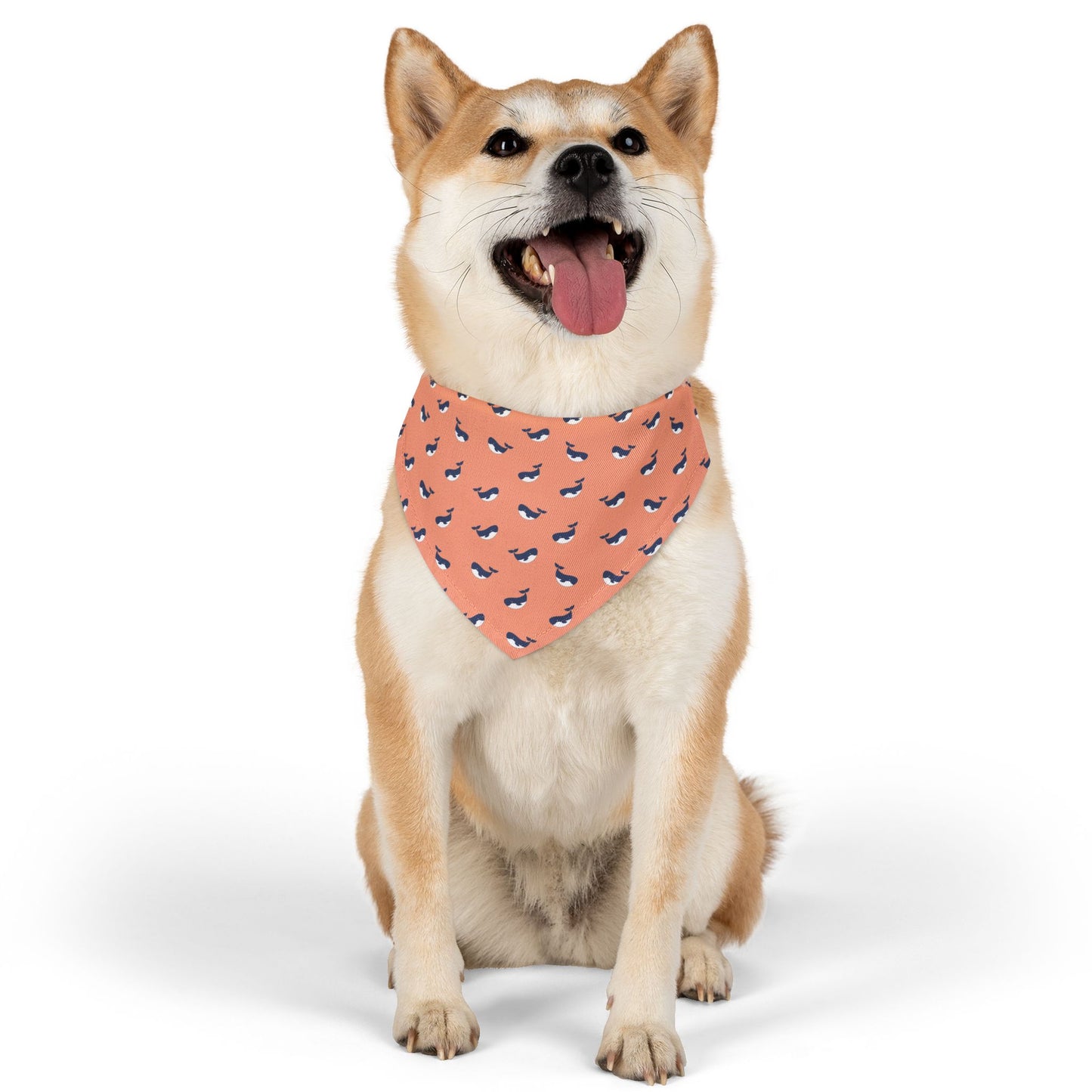 Whimsical Whales Pet Bandana Collar