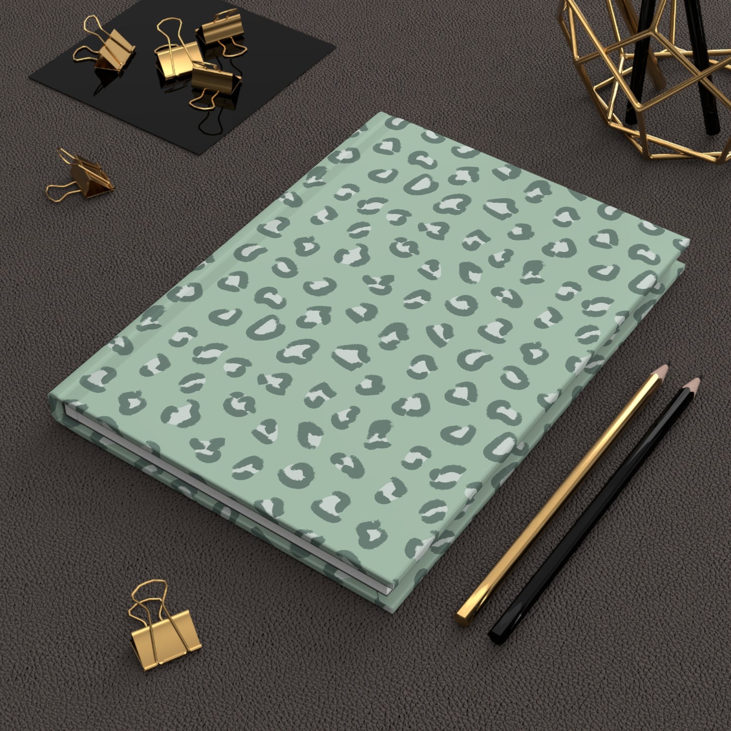 Pastel Leopard Hardcover Journal