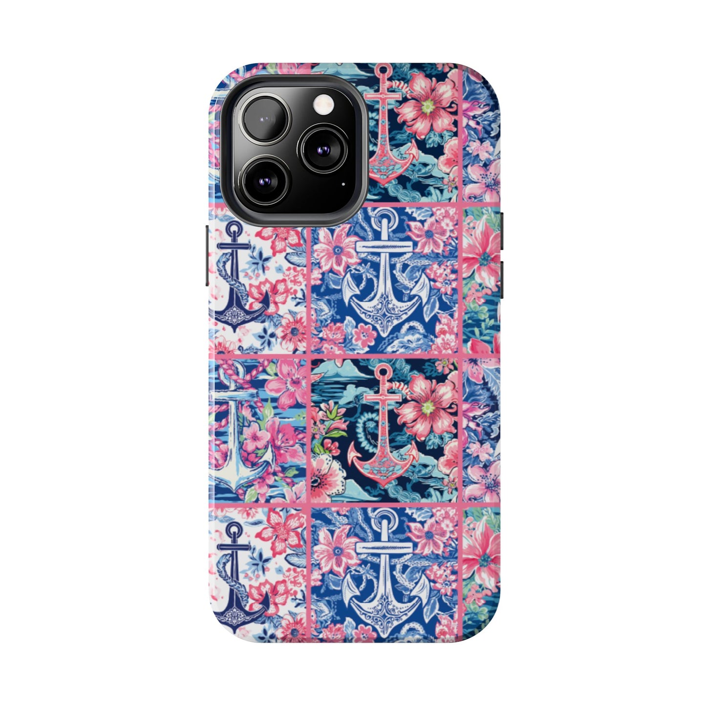 Floral Anchors Tough Phone Case
