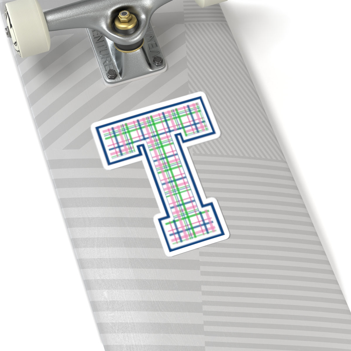 Preppy Letter T Kiss Cut Sticker
