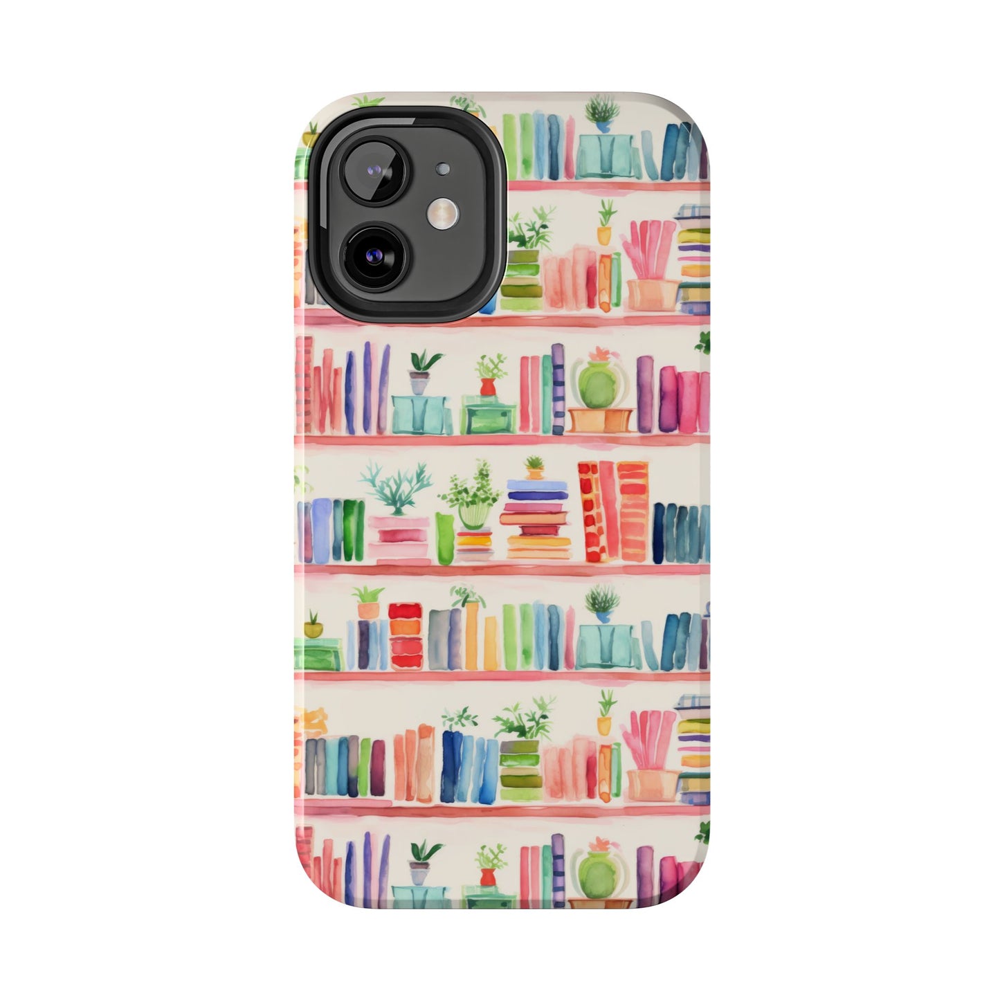 Colorful Bookshelf Tough Phone Cases
