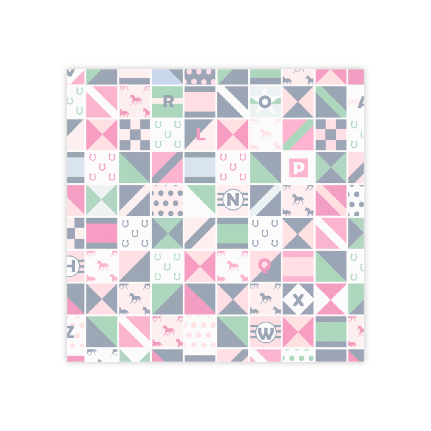 Equestrian Patchwork Post-it® Note Pads