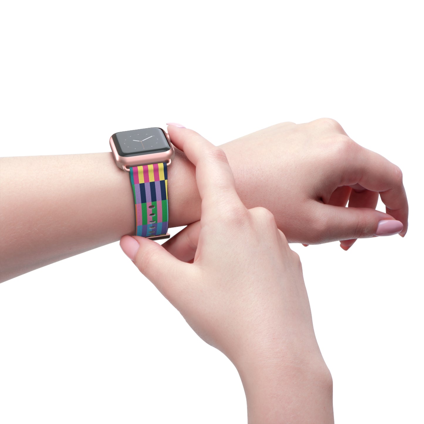 Color Blocks Watch Band
