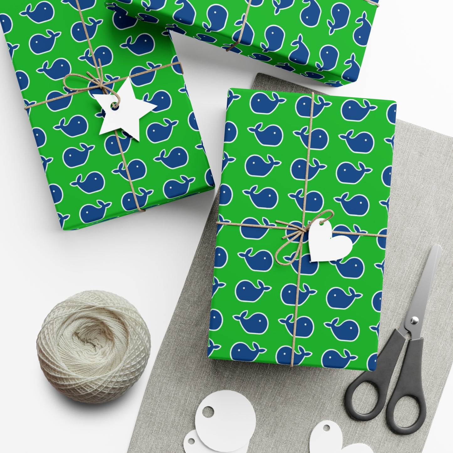 Whale Pattern Gift Wrap