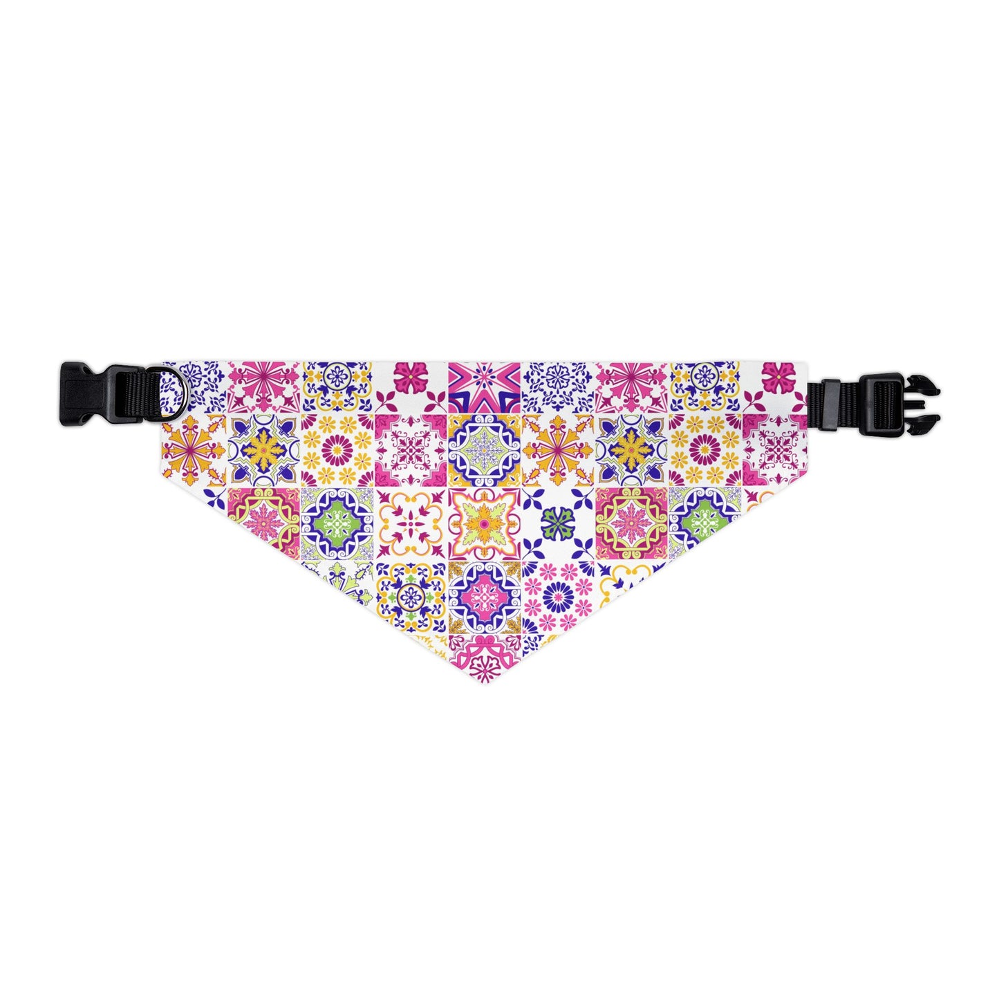 Tiled Pet Bandana Collar