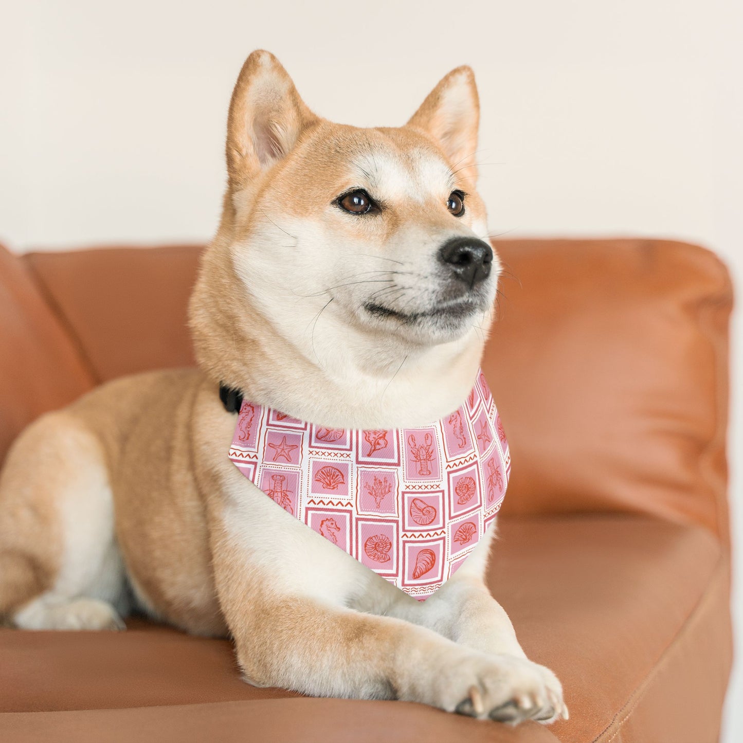 Marine Life Pet Bandana Collar