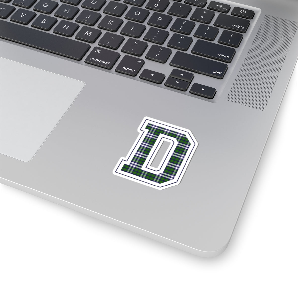 Equestrian Letter D Kiss Cut Sticker