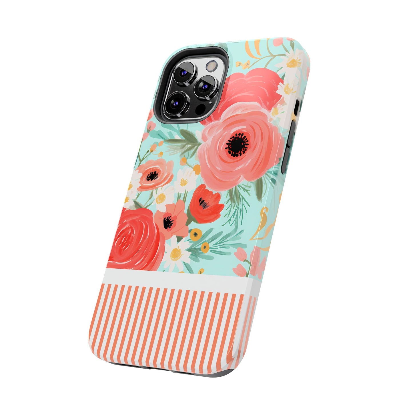 Coral FloralTough Phone Case