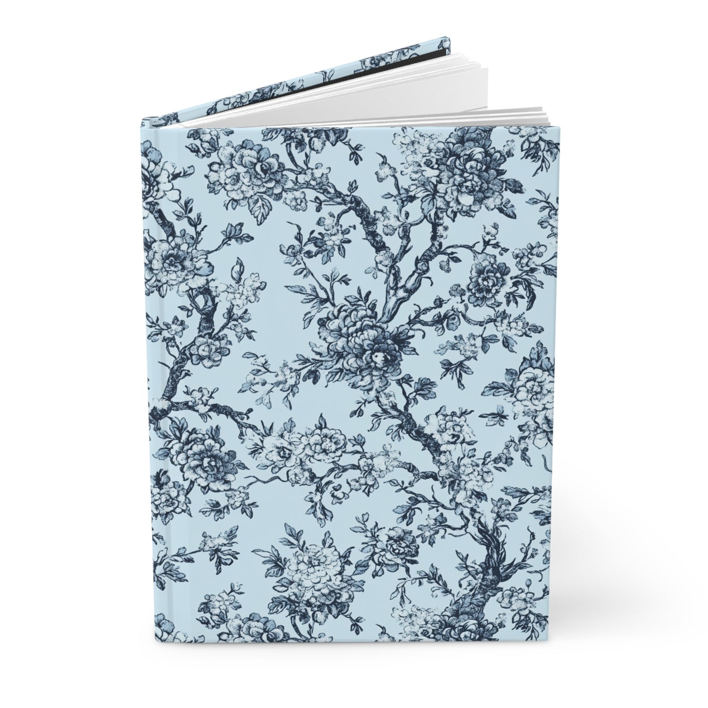 Blue Toile Hardcover Journal