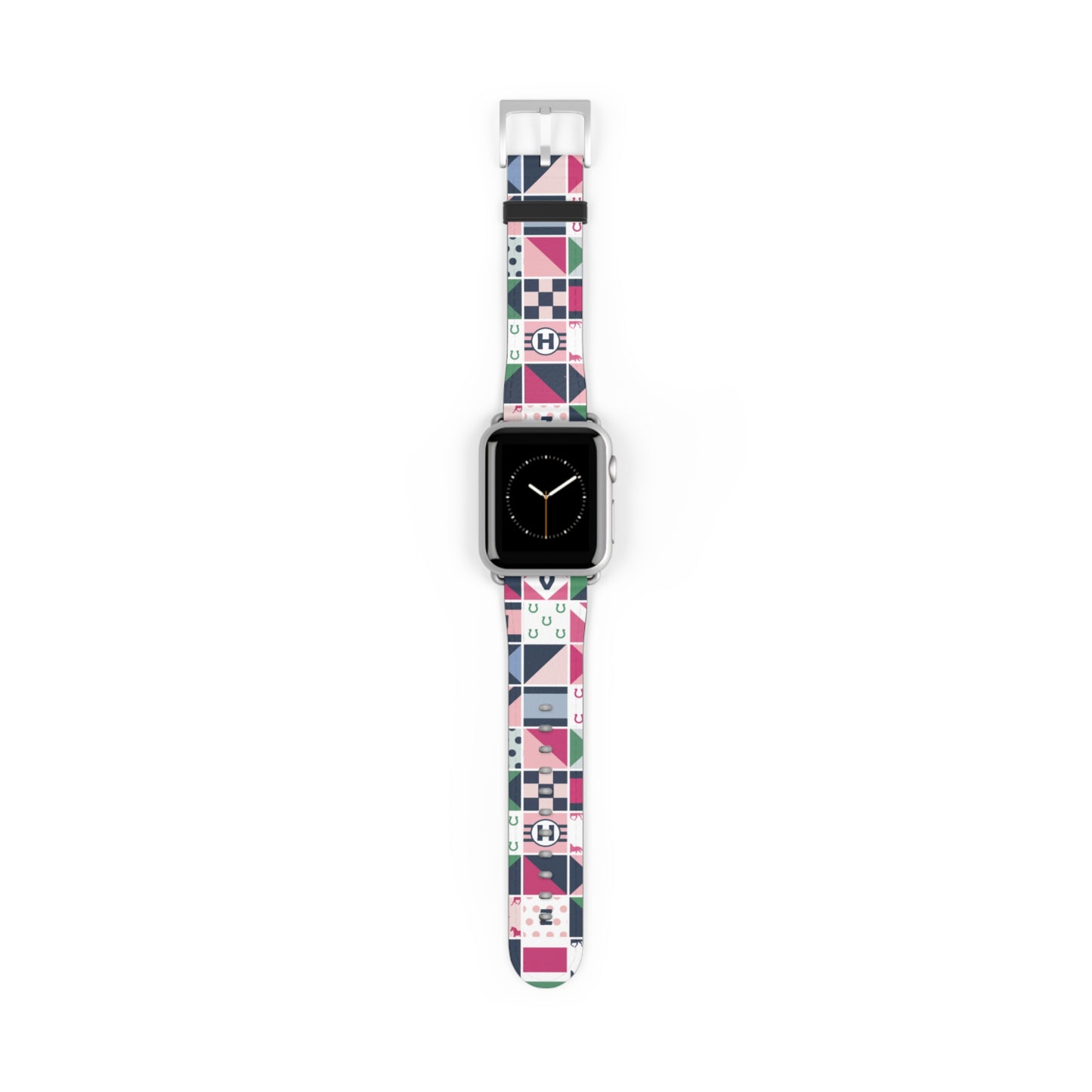 Equestrian Patchwork Watch Band