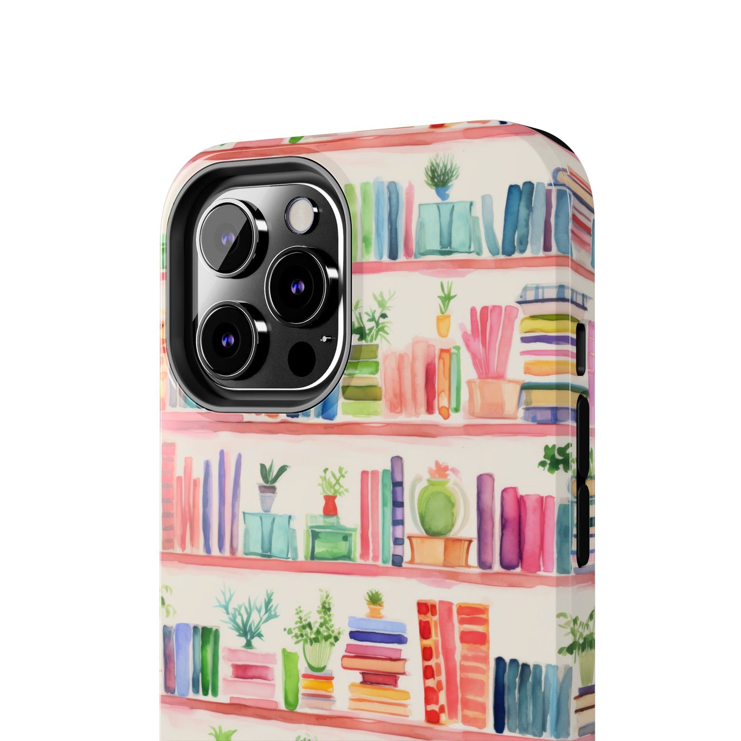Colorful Bookshelf Tough Phone Cases