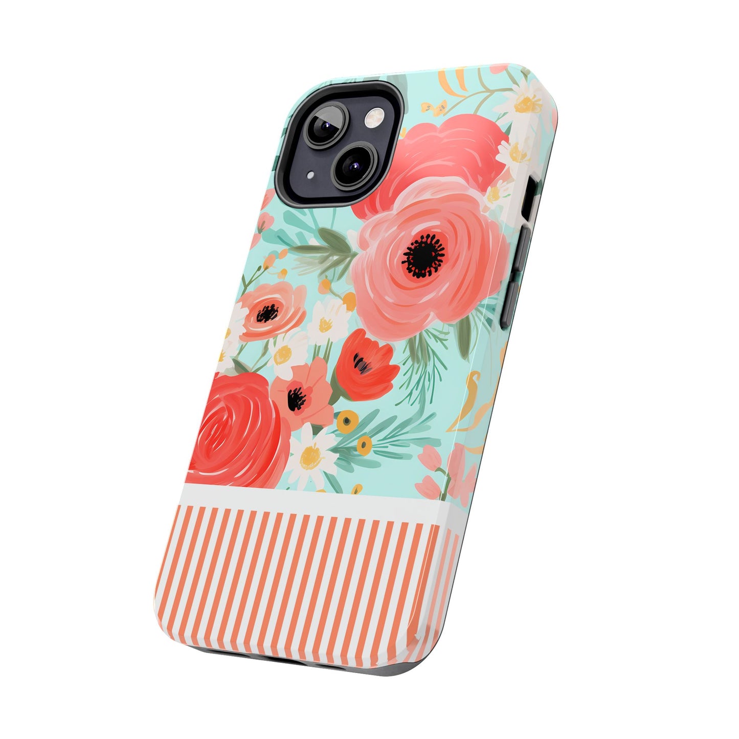 Coral FloralTough Phone Case