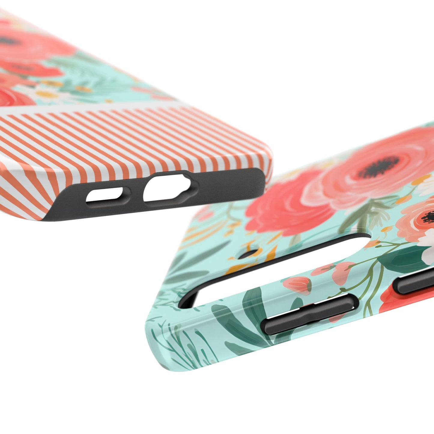 Coral FloralTough Phone Case