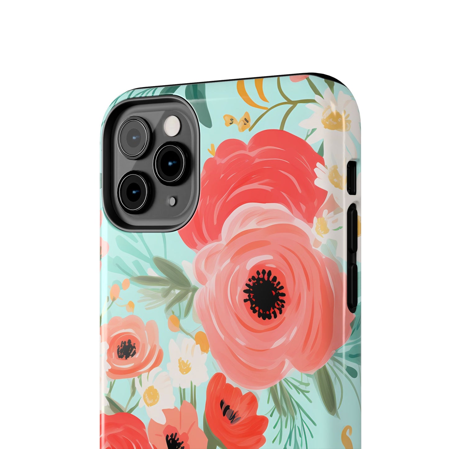 Coral FloralTough Phone Case