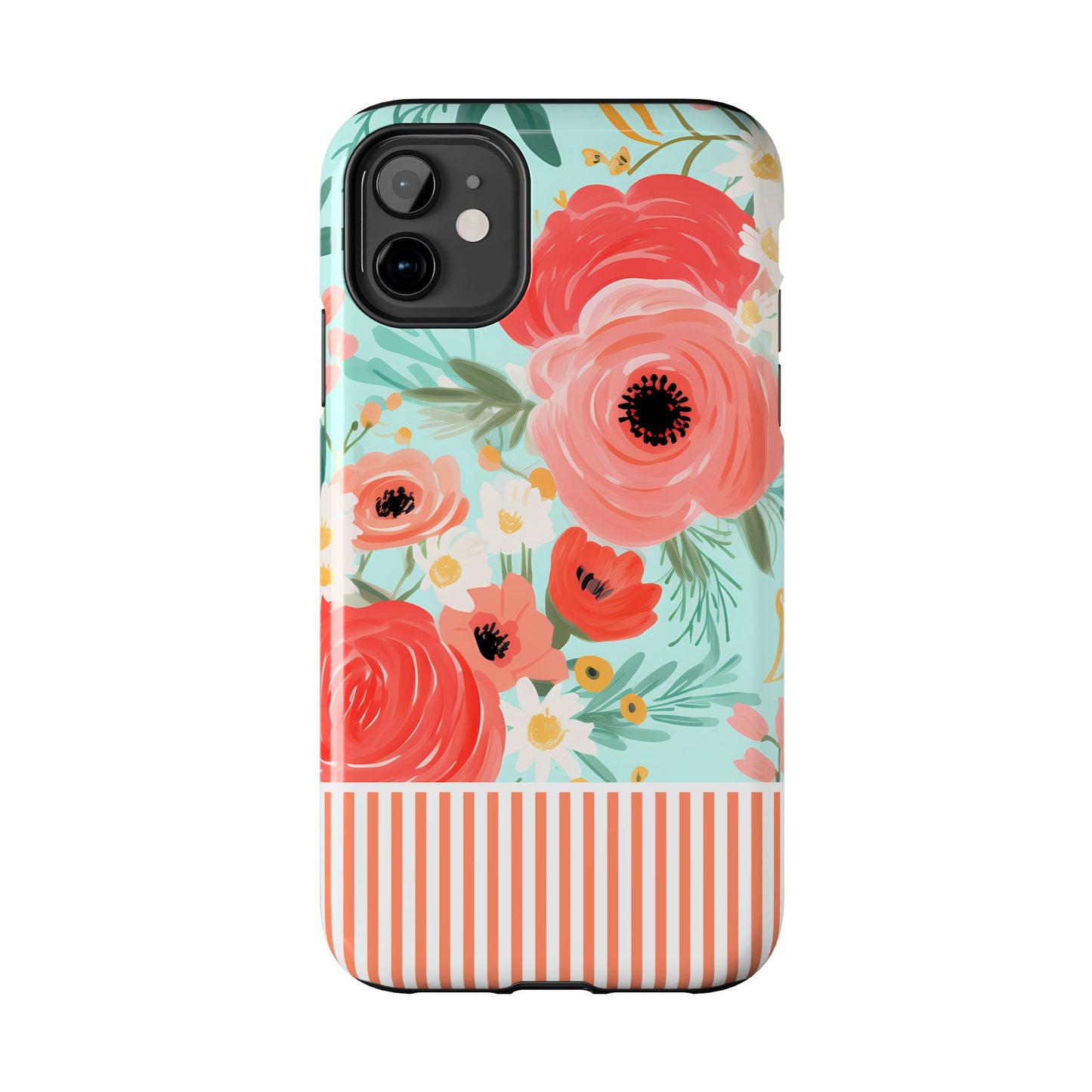 Coral FloralTough Phone Case
