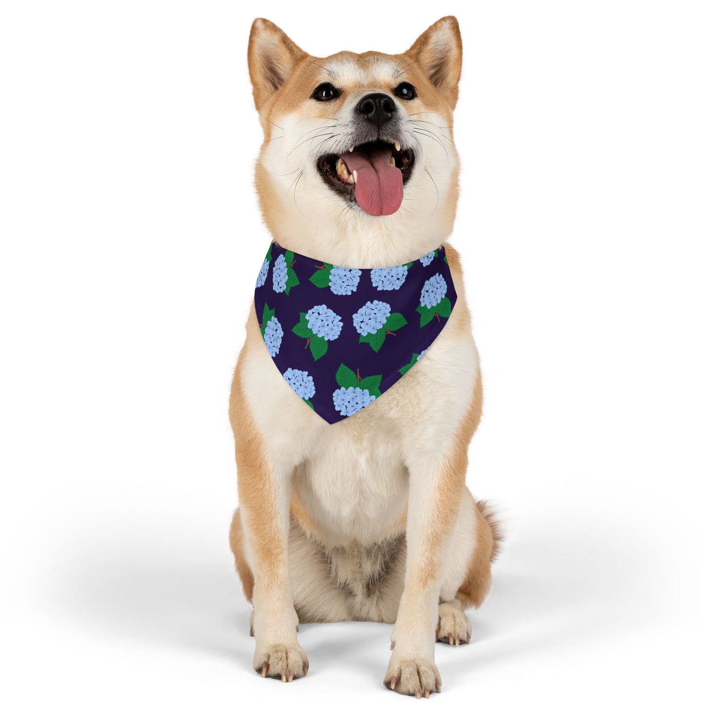 Hydrangea Pet Bandana Collar