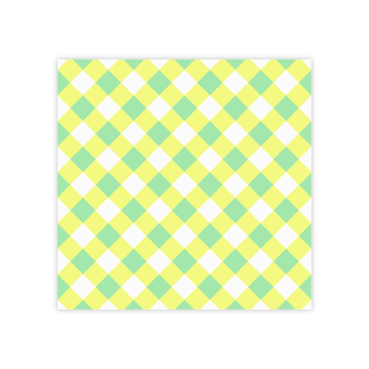 Preppy Green Gingham Post-it® Note Pads