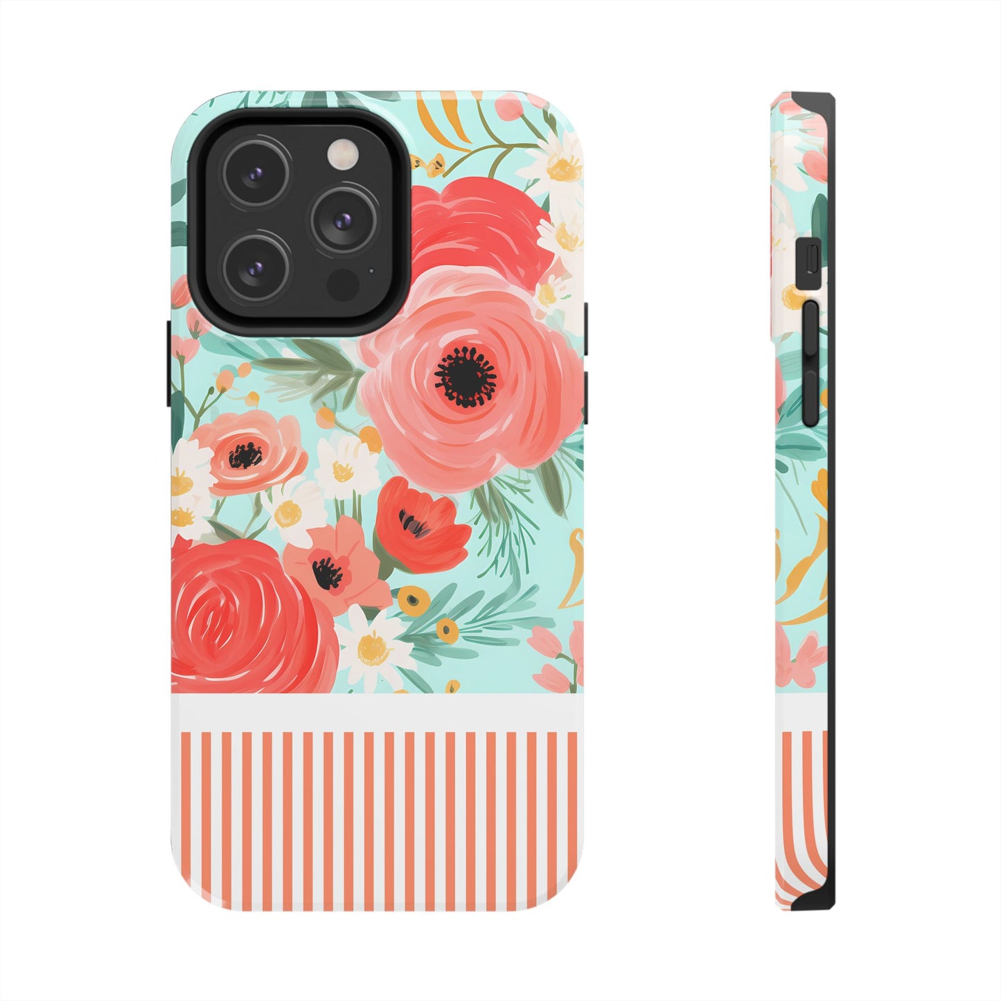 Coral FloralTough Phone Case