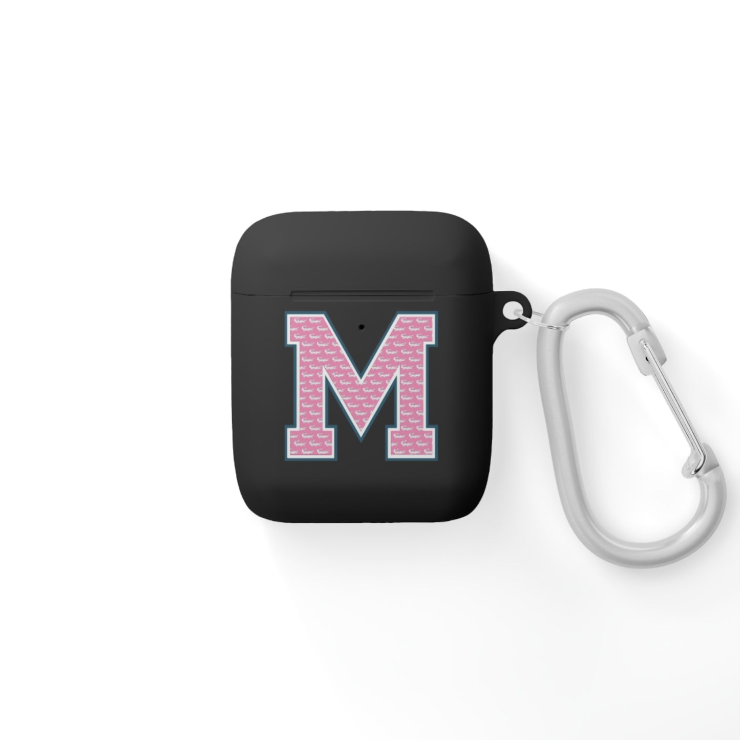 Preppy Letter M AirPods Case Cover