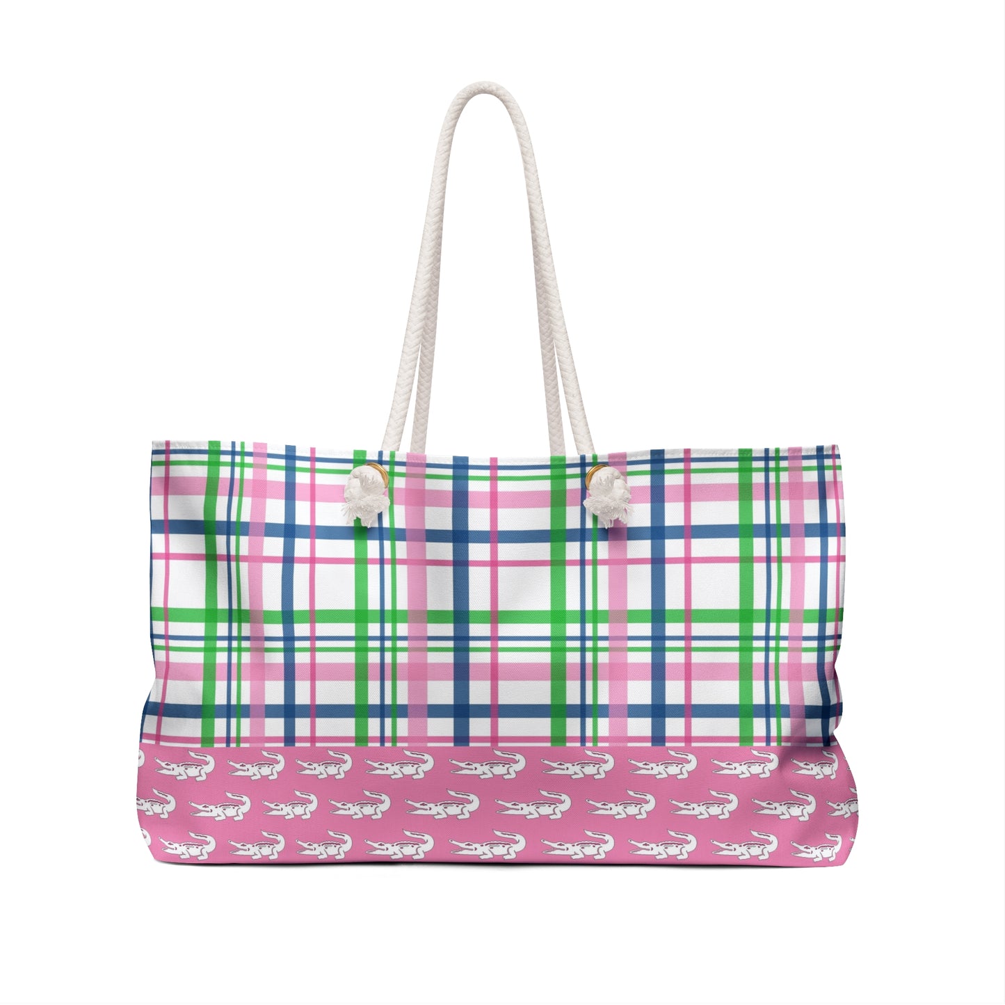 Gator Plaid Weekender Bag