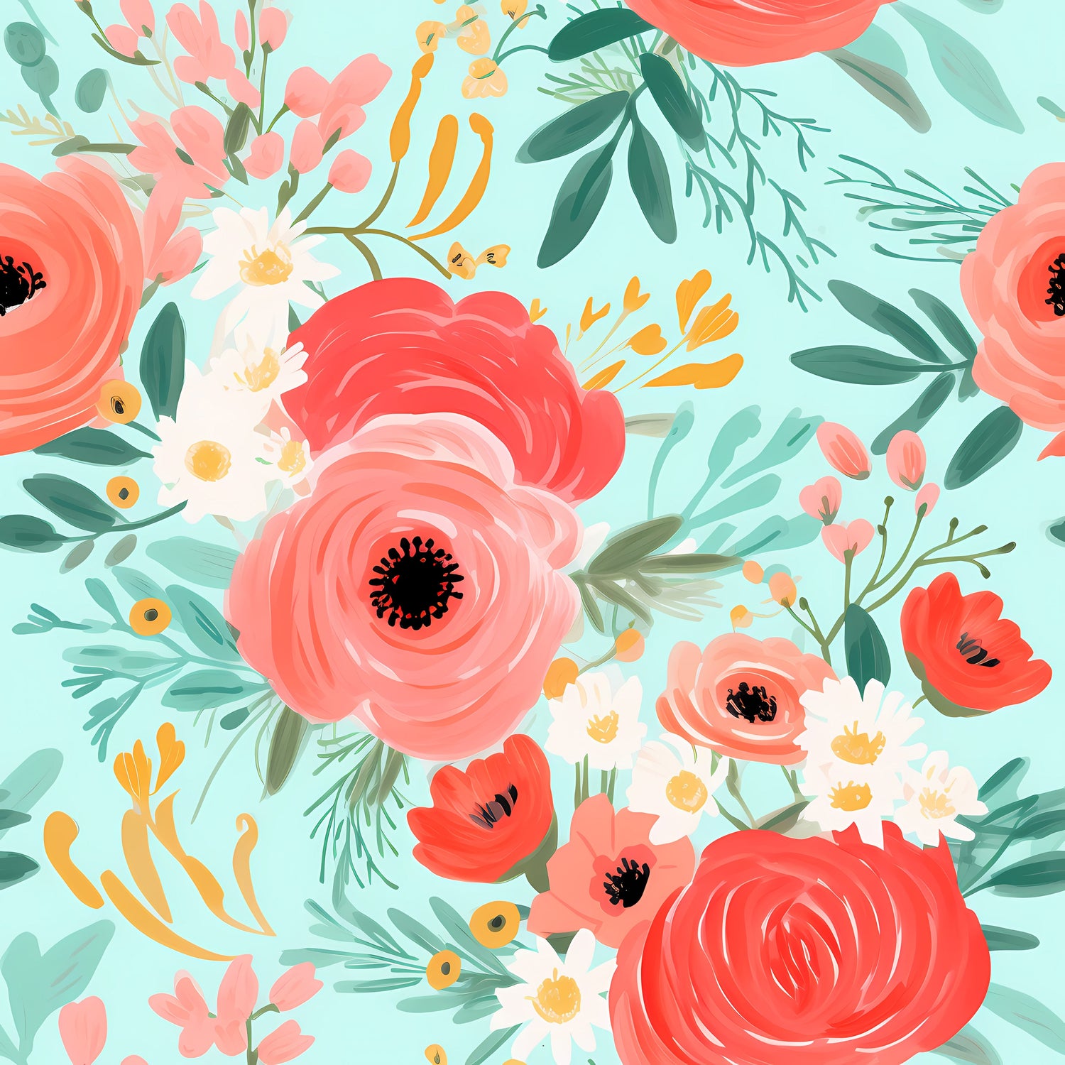 Coral Floral