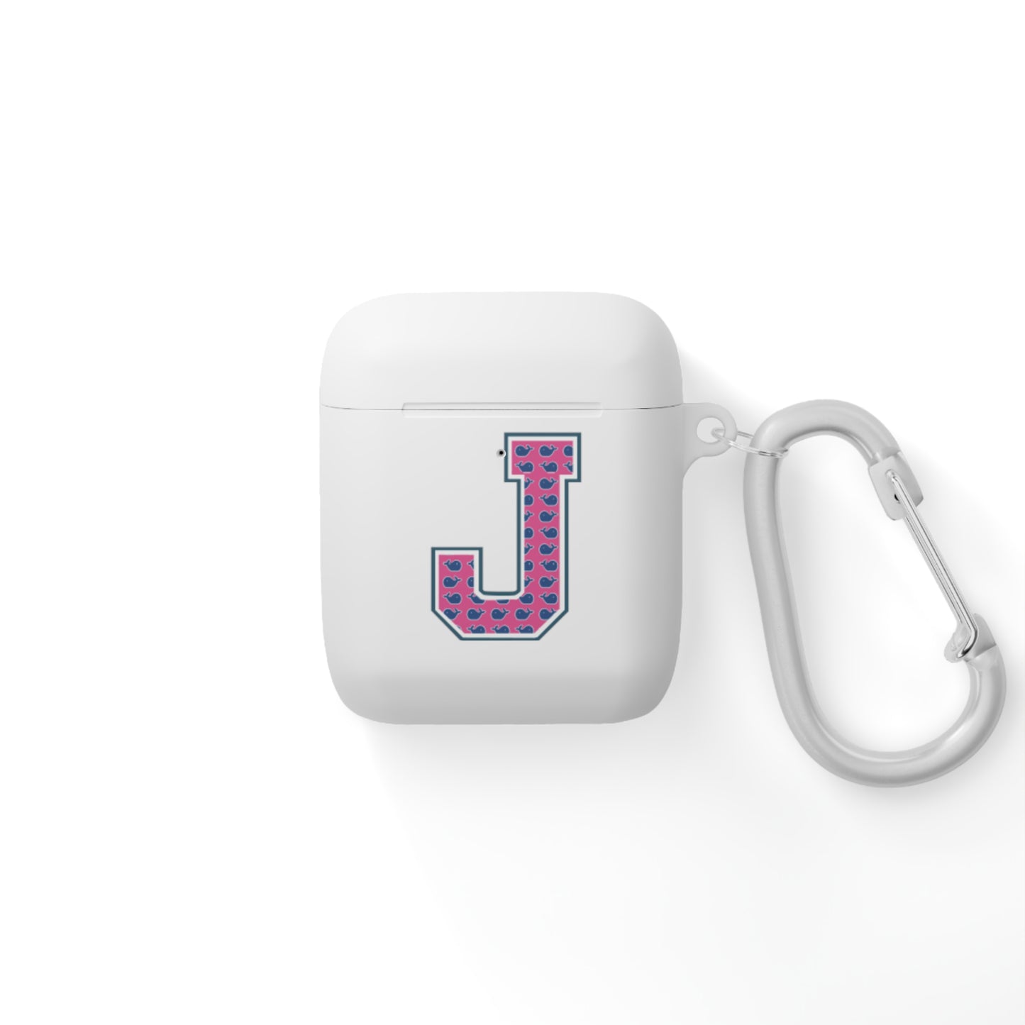 Preppy Letter J AirPods Case Cover