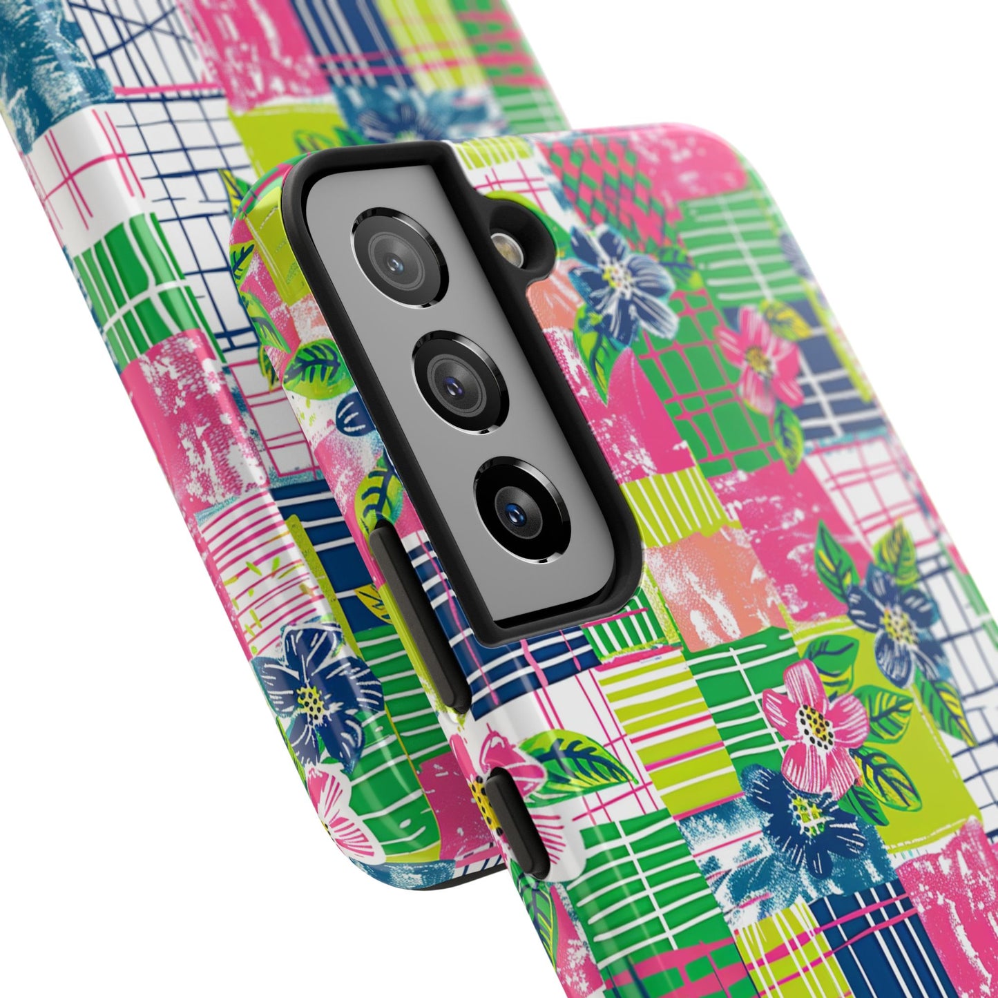 Tropical Madras Tough Phone Case