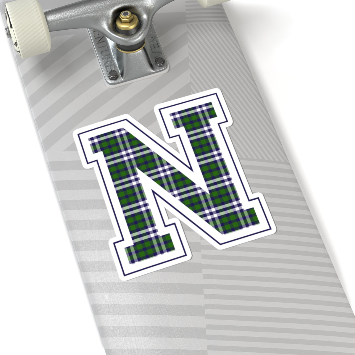 Equestrian Letter N Kiss Cut Sticker