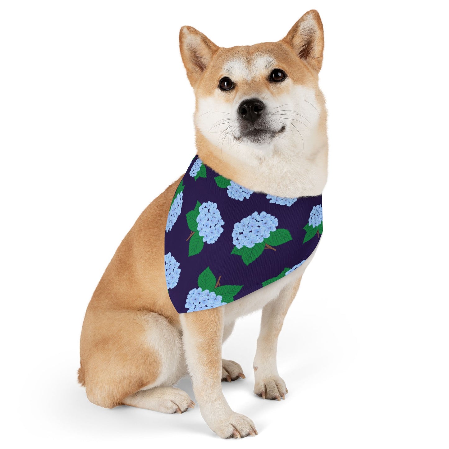 Hydrangea Pet Bandana Collar