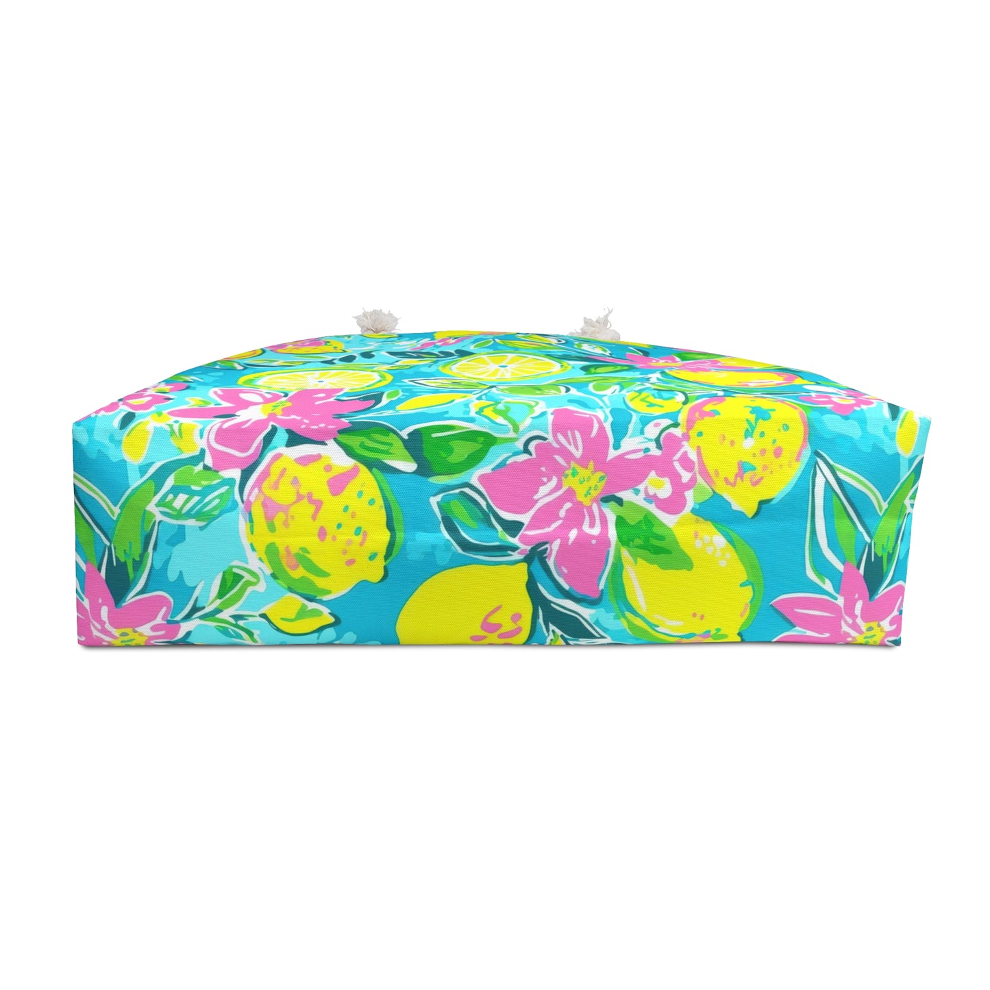 Lemon Floral Weekender Bag