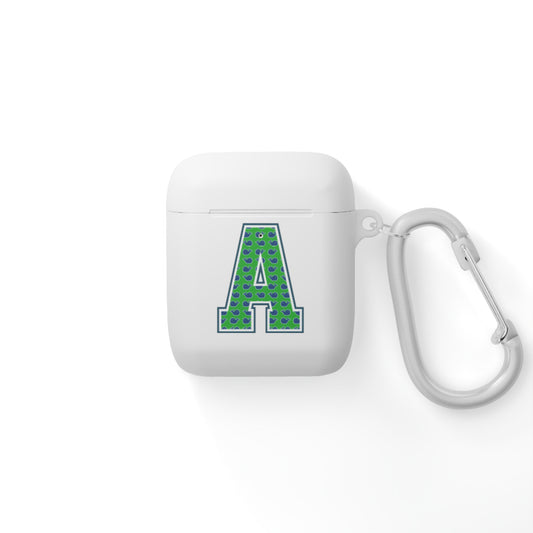 Preppy Letter A AirPods Case Cover