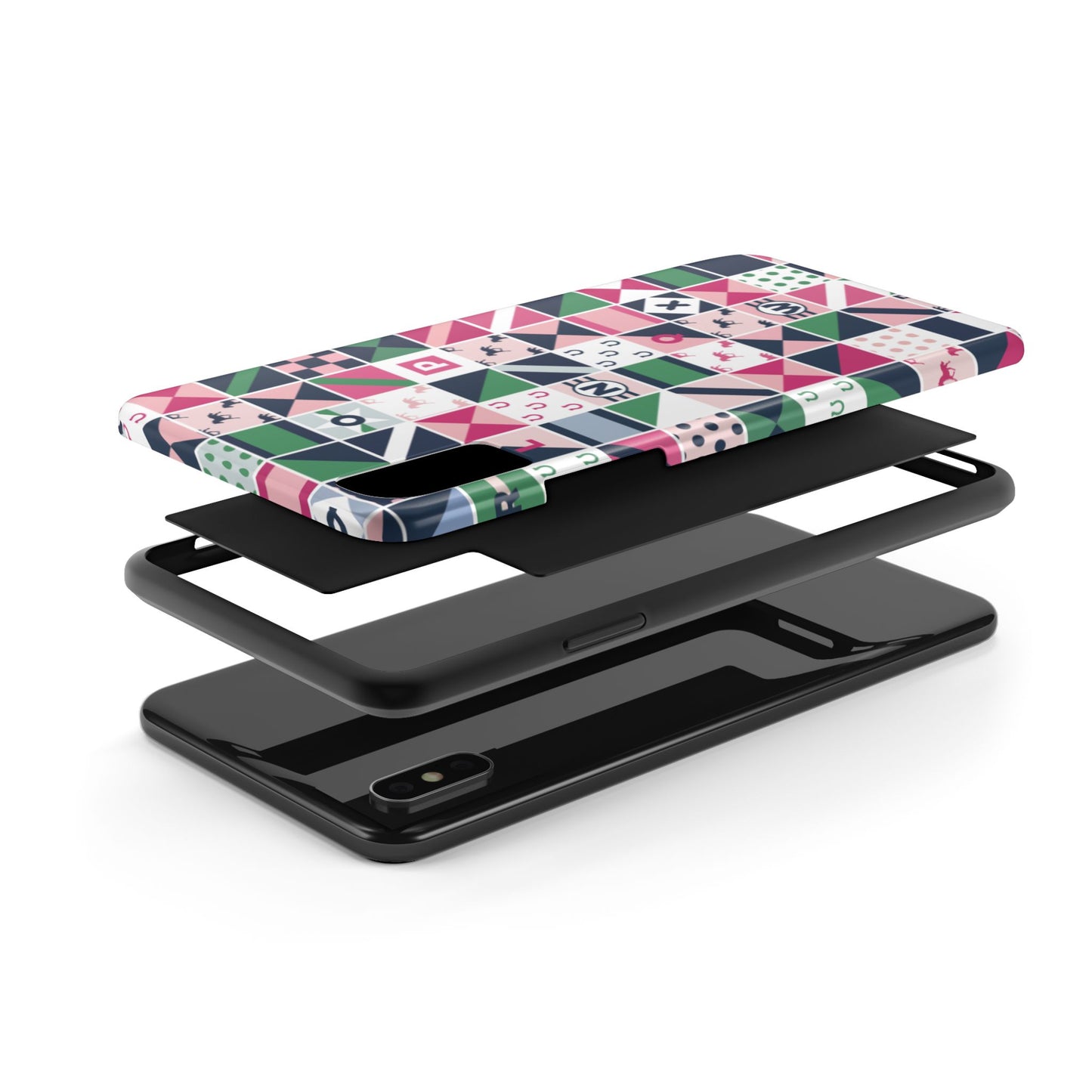 Equestrian Patchwork Tough Phone Case